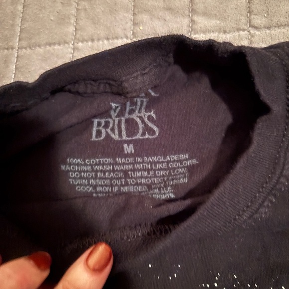 Black veil brides Graphic T-Shirt - Black 2021 tour size medium - Picture 5 of 5